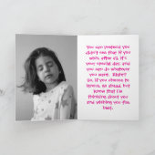 IGNORD, WENN SIE GEBURTSKARTE WÜNSCHEN DANKESKARTE (Innenseite)