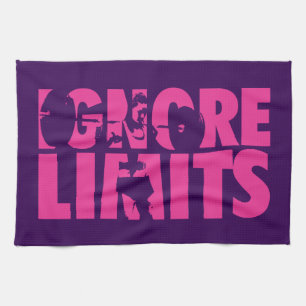 IGNORE LIMITS - Workout-Motivierenden für Frauen Geschirrtuch