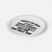 Ignored you first time schöne lustige Sarcastic fü Pappteller (Schrägansicht)