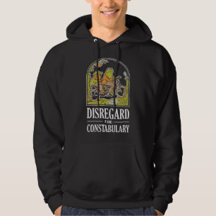 Ignoriere die Polizei - Lustiger Frosch-Meme Poliz Hoodie