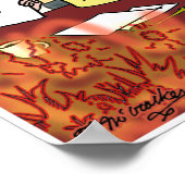 Ignorieren des Elefanten und des Feuers in der Kon Poster (Ecke)