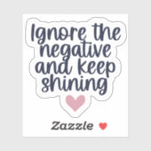 Ignorieren Sie das negative 10pc-Set für wasserdic Aufkleber (Blatt)