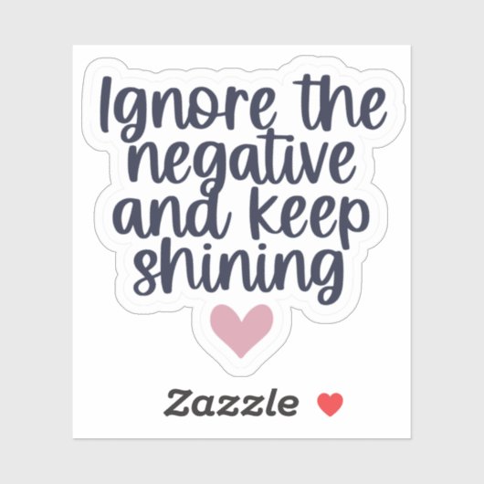 Ignorieren Sie das negative 10pc-Set für wasserdic Aufkleber (Blatt)