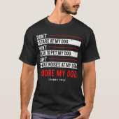 Ignorieren Sie die Dog-Schulung meines Dog-Trainer T-Shirt (Vorderseite)