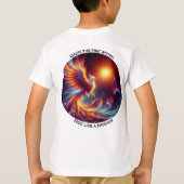Ignorieren Sie die Feuer im Aufstieg wie ein Phöni T-Shirt (Rückseite)
