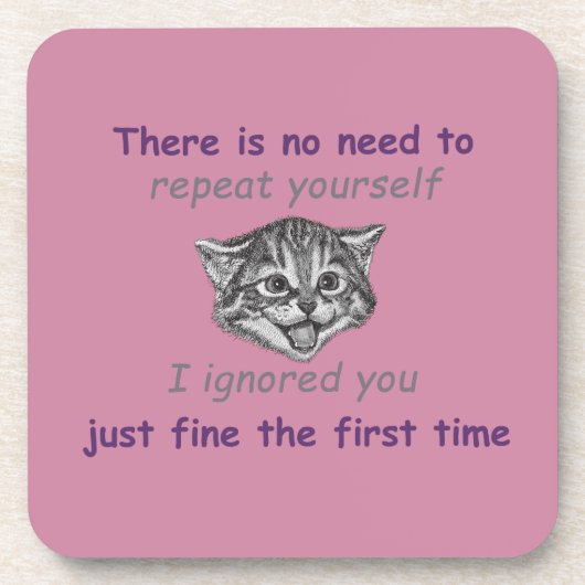 Ignorieren Untersetzer (Vorderseite)