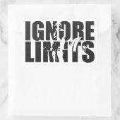 IGNORMALE GRENZEN - Aufschub - Workout Motivierend Rechteckiger Aufkleber (Tasche)