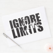 IGNORMALE GRENZEN - Aufschub - Workout Motivierend Rechteckiger Aufkleber (Umschlag)