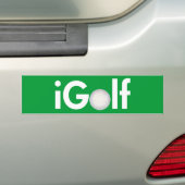 iGolf (Ball) Autoaufkleber (Auf Auto)