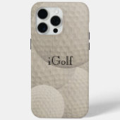 iGolf für Golf Fans iPhone Case (Rückseite)