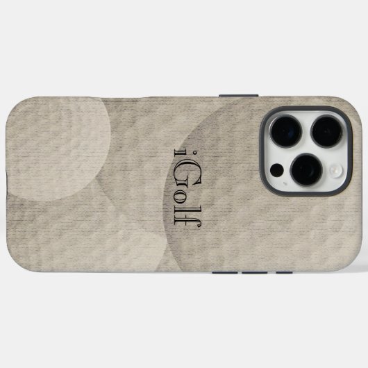 iGolf für Golffans Case-Mate iPhone Hülle (Rückseite (Horizontal))