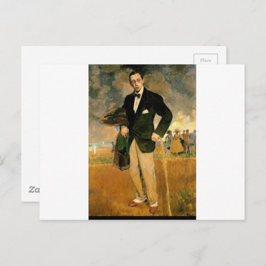 igor stravinsky postkarte (Vorne/Hinten)