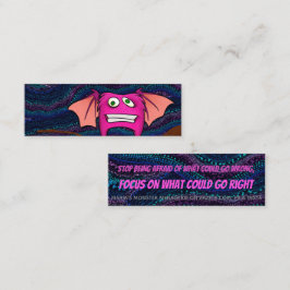 Igor the bat Kindness Cards Mini Visitenkarte