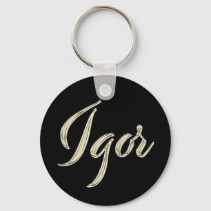 Igor whitegold Button-Schlüsselger Schlüsselanhänger