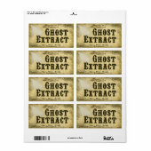 Igor's Ghost Extract Halloween-Potteetikett-Label (Vorne)