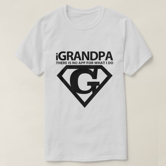 ‚iGRANDPA‘ T-Shirt (Design vorne)