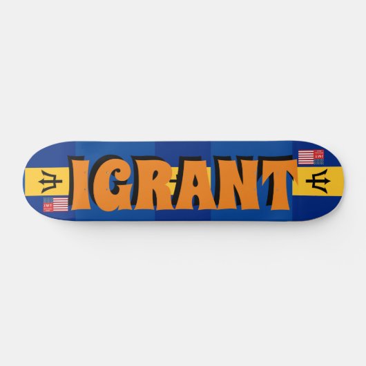IGRANT JMT BARB 7 3/4" Skateboard Deck (Horizontal)