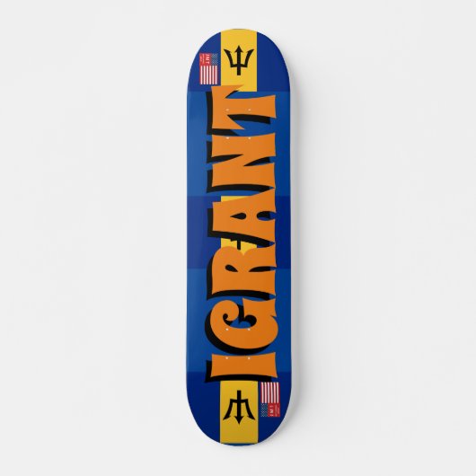 IGRANT JMT BARB 7 3/4" Skateboard Deck (Vorne)