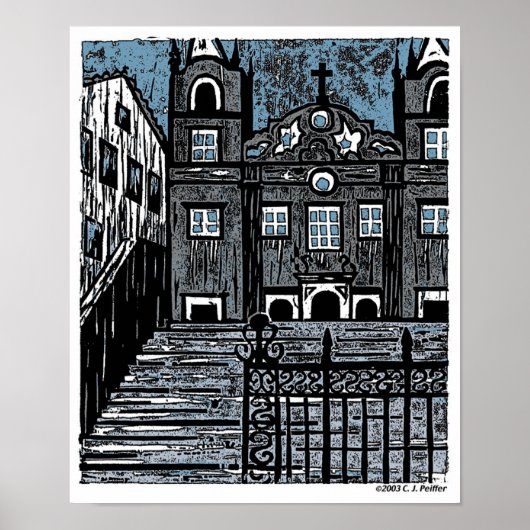 'Igreja Nosso Senhor do Passo' Poster (Vorne)