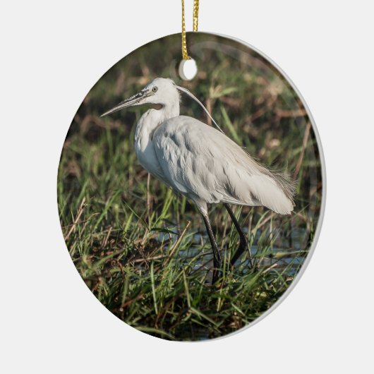 Igrid-Fischerei in Schwarzen Keramik Ornament (Links)