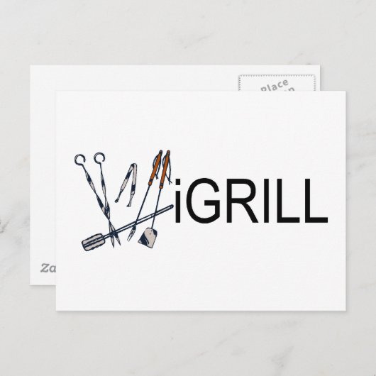 iGrill Postkarte (Vorne/Hinten)