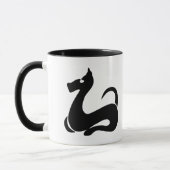 iGroom-Tasse mit stilisiertem Dog-Bild Tasse (Links)