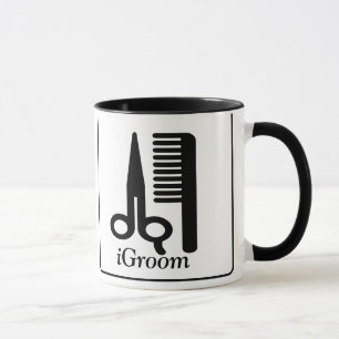 iGroom Tasse mit stilisiertem Hundebild