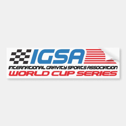 IGSA Weltmeisterschaft-Autoaufkleber Autoaufkleber (Vorne)