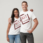 IGT-Briefmarke Schwarzes T-Shirt (Unisex)