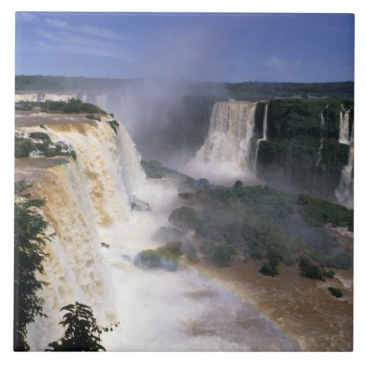 Iguacu Falls, Brasilien Fliese (Vorderseite)