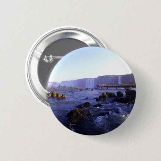 Iguacu fällt Brasilien und Argentinien Button (Vorne & Hinten)