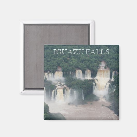 Iguafriefalls Brazil Magnet (Vorderseite/Rückseite)