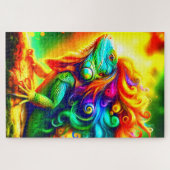 Iguana Art Puzzle (Horizontal)