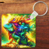 Iguana Art Schlüsselanhänger (Rückseite)