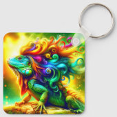 Iguana Art Schlüsselanhänger (Rückseite)