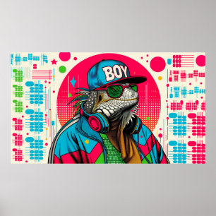 IGUANA B'BOY 9 POSTER