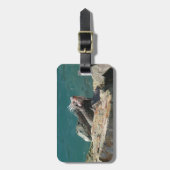 Iguana bei St. Thomas Gepäckanhänger (Vorderseite vertikal)