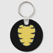 Iguana Belly Brust Kostüm Grün Niedlich Iguana Ani Schlüsselanhänger (Vorderseite)