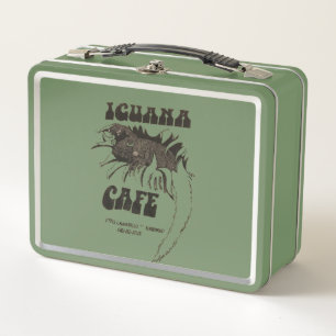 Iguana Cafe Metall Brotdose
