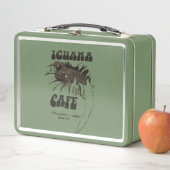 Iguana Cafe Metall Brotdose (Beispiel)