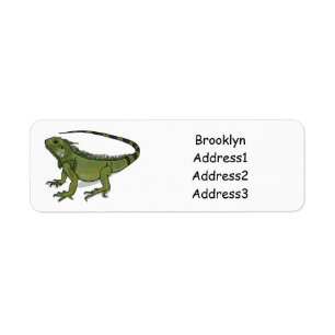 Iguana-Cartoon-Abbildung