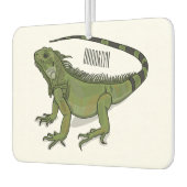 Iguana-Cartoon-Abbildung Autolufterfrischer (Links)