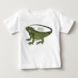 Iguana-Cartoon-Abbildung Baby T-shirt