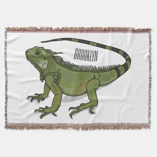 Iguana-Cartoon-Abbildung Decke (Vorderseite)