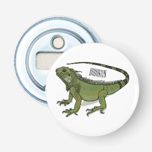 Iguana-Cartoon-Abbildung Flaschenöffner
