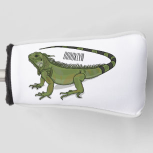 Iguana-Cartoon-Abbildung Golf Headcover