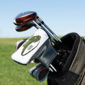 Iguana-Cartoon-Abbildung Golf Headcover (In Situ)