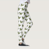 Iguana-Cartoon-Abbildung Leggings (Rechts)