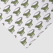 Iguana-Cartoon-Abbildung Seidenpapier (Ausschnitt)