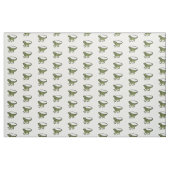 Iguana-Cartoon-Abbildung Stoff (Fat Quarter (45,7 x 55,9 cm))